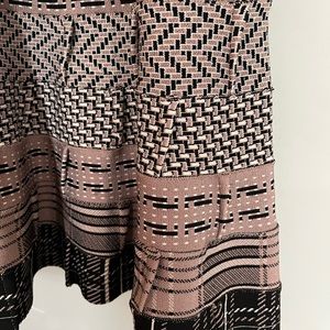 Herve Leger pink and black print dress. Size S.